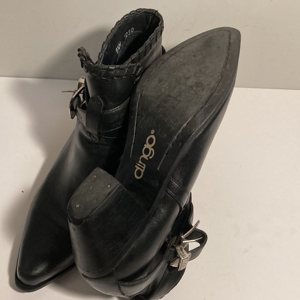 Dingo black leather western booties - Picture 7 of 11